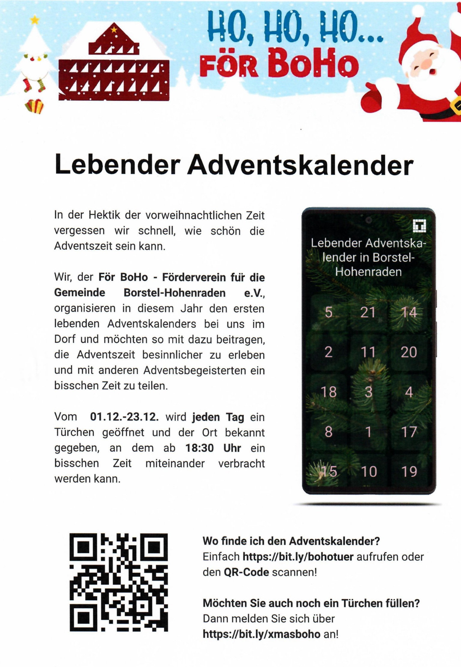 Lebender Adventskalender