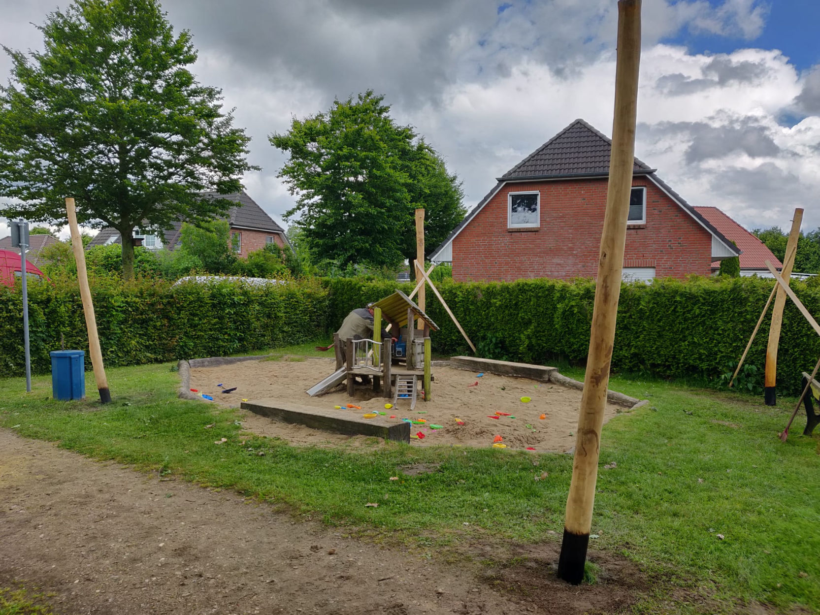 Sonnensegel für Sandkiste