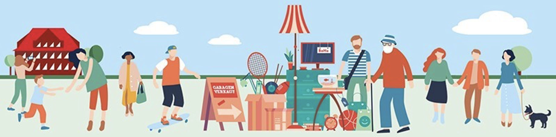 Flohmarkt-Banner